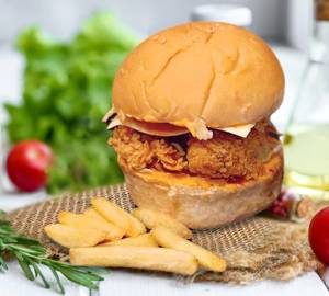 Chicken Popcorn Burger