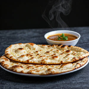 Cheese Naan Gravy With One Naam