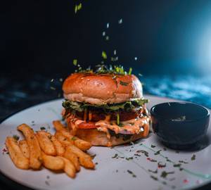 Double cheese veg burger