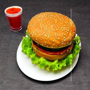 Veg spicy burger                             