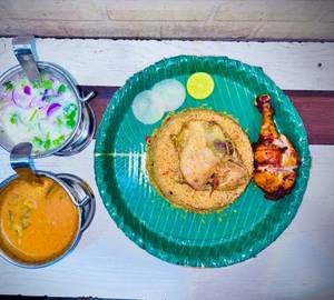 Ambur Chicken Biryani [Half] + Pakoda Leg Pieces1