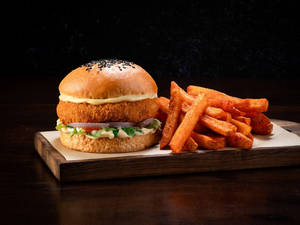 The Cheese Bomb + Peri Fries