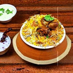 Mushroom Tikka Biryani