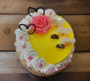 Eggless Pineapple Cake