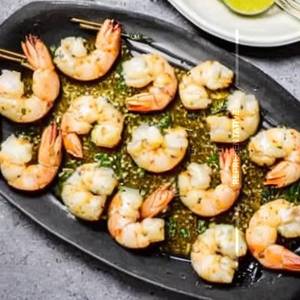 Butter Garlic Prawns .