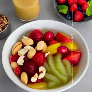 Fruit Custard W Nuts [Medium]