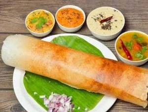 Onion masala dosa