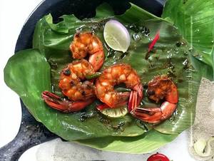 Prawns Pollichathu