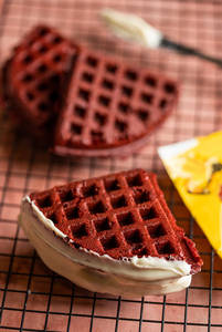 Red Velvet Waffle