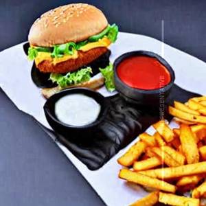Paneer Cheese Burger  