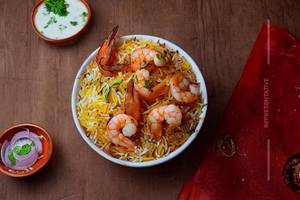 Prawns Dum Biryani (Konju Biriyani)