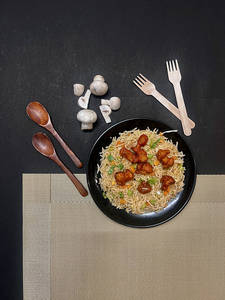 Mushroom Fried Rice