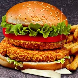 Regular Chicken Cheese Burger