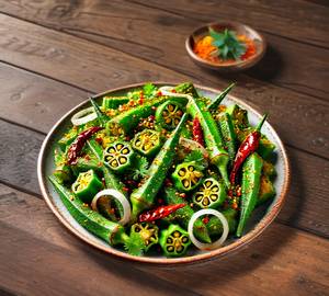 Bhindi Fry (dry)