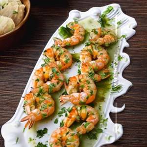 Butter Garlic Prawns  