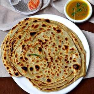 Coin wheat paratha