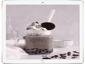 Oreo Popping Bubble Shake
