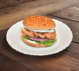 Hot and Crispy chicken Burger