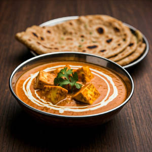 Paneer Butter Masala  With Laccha Paratha