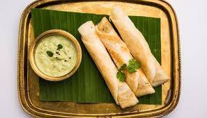 Masala dosa roll