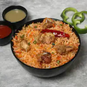 Schezwan Mushroom Fried Rice