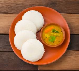 Idli [2 pieces] with sambhar