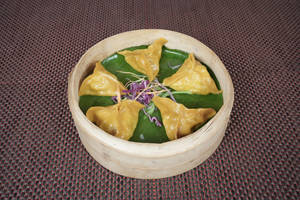 Chicken And Mushroom Momo (5 Pc)