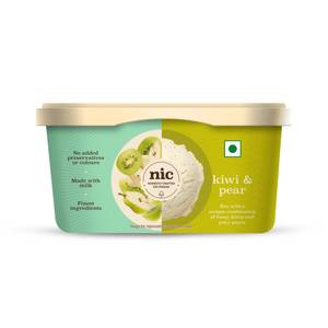 Kiwi And Pear Ice Cream 500ml