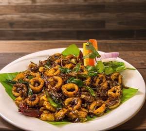 SQUID PEPPER FRY ( KADAMBA PEPPER FRY)