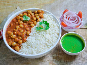 Chole rice combo