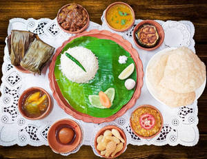 Bhetki Paturi Thali