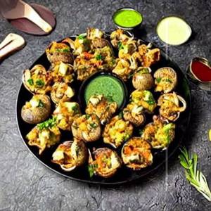 Tandoori Guchi (Stuffed Mushroom)