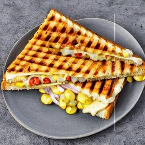 Corn Cheese Grilled Sandwich  