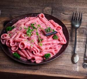 Pink pasta