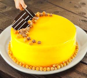 Mango gateau cake