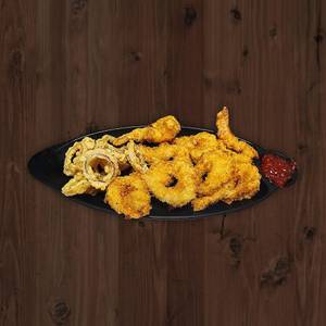 Golden Fried Prawn with Dip