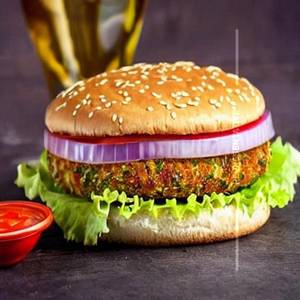 Double Veg Burger