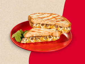 Mushroom & Cheese Melt Sandwich,