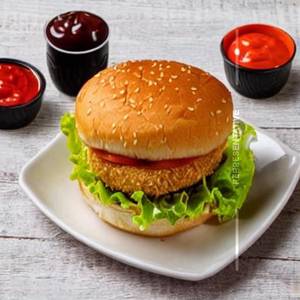 Crispy Cheesy Chicken Burger