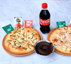 Meal For 2 Pizza Combo + Pepsi 250 Ml Pet