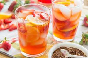 Strawberry iced tea