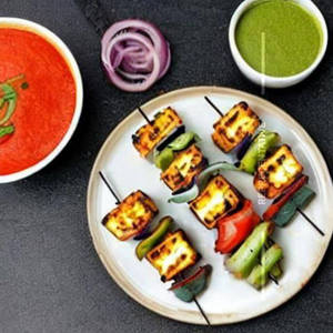 Paneer Tikka Bruschetta