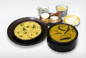 Dal Khichdi with Pickle