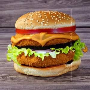 Regular Chicken Double Cheese Burger