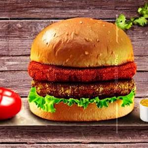 Veg Bada Baap Burger