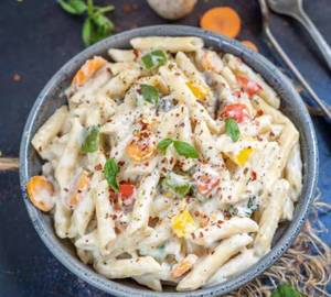 Pasta In White Sauce