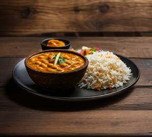 Thali With Chole