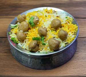 Mushroom Dum Biryani