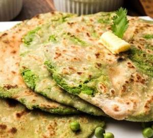 Matar Paneer Paratha