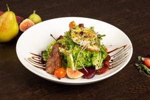 Goat Cheese & Roasted Pear Salad